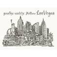 thumbnail image 2 of Wang, Melissa 24x19 White Modern Wood Framed Museum Art Print Titled - Viva Vegas Collection A, 2 of 4