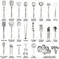 thumbnail image 4 of 29 pcs Kitchen Utensils Set Cooking Utensils Set,Stainless Steel Utensils Set, 4 of 7