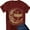 Red, variant on XZNGL Tops for Women Casual Women Short Sleeve Casual T-Shirt Moon Print Tops Blouse Tunics