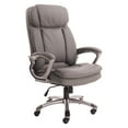 thumbnail image 1 of Serta Chaise de Bureau Grande et Haute en Cuir Gris Collé, 1 of 13