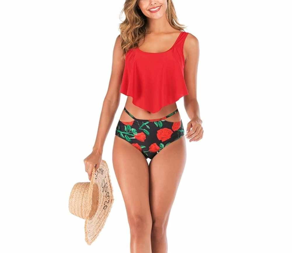 ruffle bathing suit top