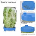 thumbnail image 5 of Germination Food Grade Mesh Planters Seed Growing Nursery Trays Sprout Cover Sprouting Lid GREEN, 5 of 8