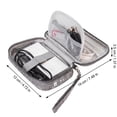 thumbnail image 2 of THOPBPRK Electronic Organizer Bag Cable Organizer Travel Cord Organizer Case Pouch Portable Carrying Case for Charger Hard Drive Earphone USB SD Card, 1Pc Blue, 2 of 5