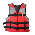 thumbnail image 2 of Adult Life Vests Lightweight Summer Rock Sea Fishing Vest Belt Style Portable High Buoyancy Jacket Red Safety Flotation Devices M, 2 of 3