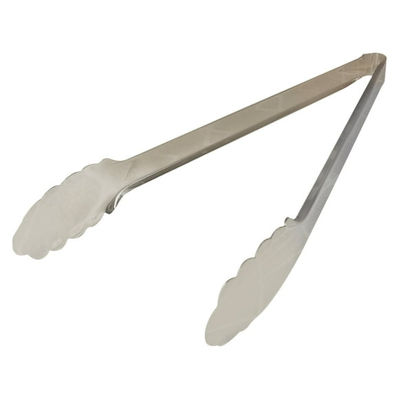 Pro-Kitchen Stainless Steel Tong 10-Inch, Cooking Tong for BBQ, Grilling, Salad, and Turning, Heavy Duty Corrosion Resistant Restaurant Tong with Ergonomic Grip, BPA Free