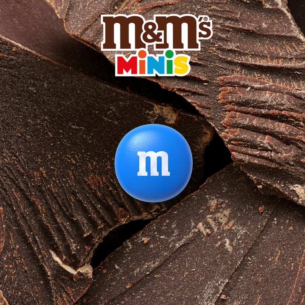 Pack of 2 - M&Ms Minis Milk Chocolate Candy, Family Size, 16.9 Oz Resealable Bulk Candy Bag Packaging May Vary