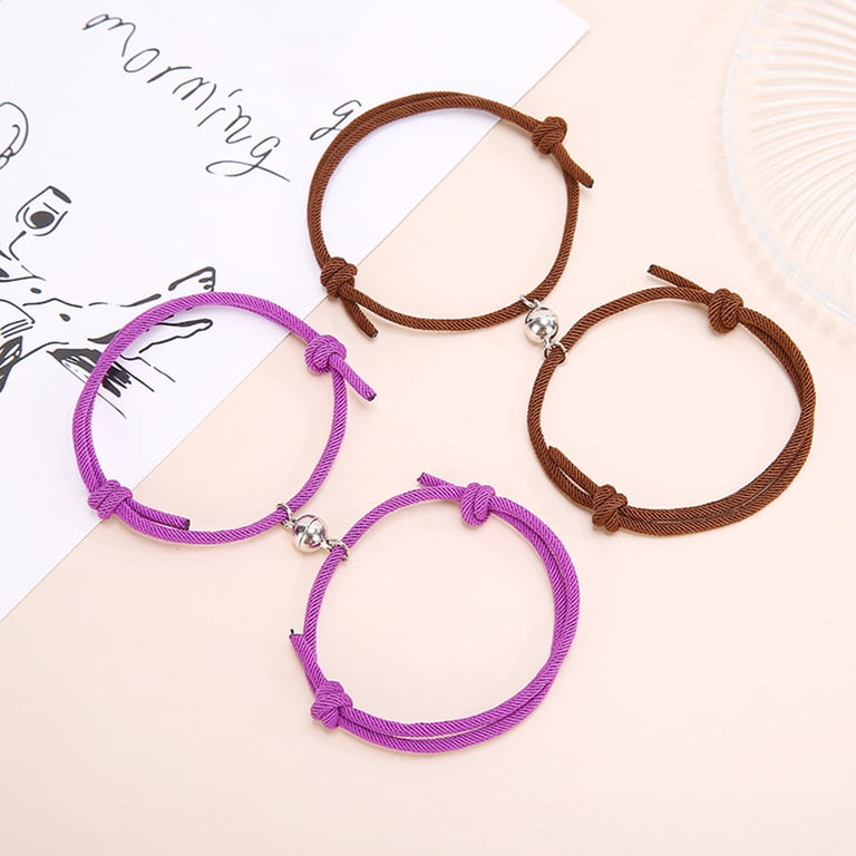 SPRING PARK Pair Couple Magnetic Bracelet of Eternal Love
