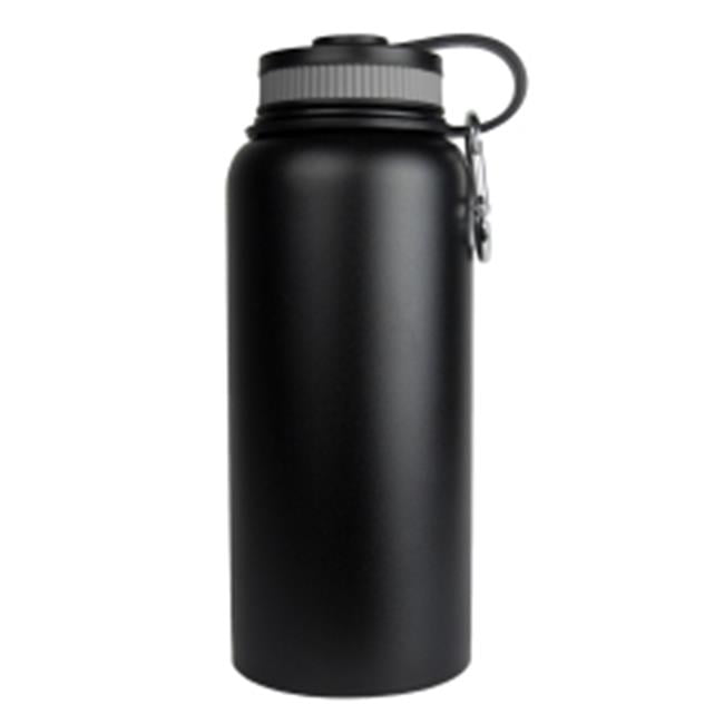 Sarge WB32BK 32 oz Stainless Steel Water Bottle Black