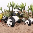thumbnail image 2 of 4PCS Modèle Animal Jouet Simulé Panda Animal Figure Animal Jouet Décoration de Table, 2 of 10