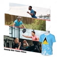 thumbnail image 6 of Exclusive design Saint Lucia Flag Grain 3D Printed Men For Running Bike Soccer Tennis Fitness Sports tshirt Mesh Short T-shirt, 6 of 17