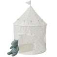 thumbnail image 3 of 3 Sprouts Kids Play Tent Playhouse Castle with Recycled Fabric for Indoor and Outdoor Games in Blueberry Ivory, 3 of 6