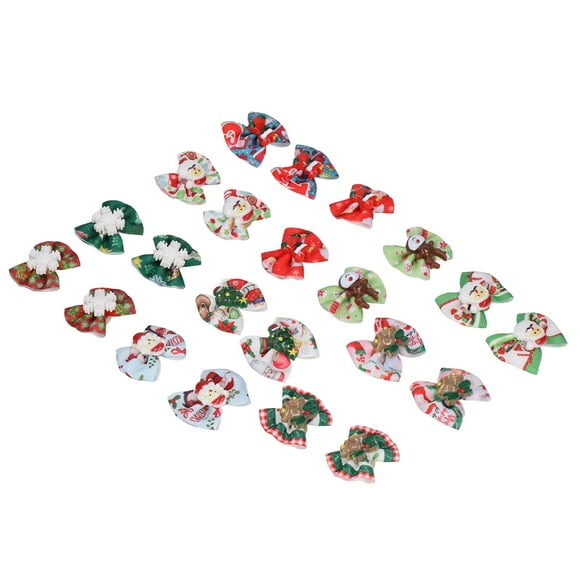 Pet Headdress, Multi Purpose Christmas Dog Bow Cute Practical With Rubber Band For Pets For Cats For Dogs
