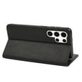 thumbnail image 6 of Allytech Slim Wallet Case for Samsung Galaxy S23 Ultra, Luxury PU Leather + Soft TPU Cover with Card Slots & Cash Pocket, Magnetic Closure Kickstand Shockproof Business Case for Women men - Black, 6 of 9