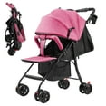 thumbnail image 3 of Thehsnt One-Hand Fold Stroller - Adjustable Backrest & Canopy, for Infants 0-2 Years Up to 22 lbs, 3 of 8