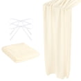 thumbnail image 1 of Camino de mesa de Gasa Unique Bargains 28 x 120 pulgadas rústico Beige blanco, 1 of 6