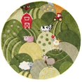 thumbnail image 3 of Momeni Lil Mo Whimsy 5' X 7' Contemporary Hand Tufted Rug in Grass, 3 of 3