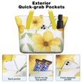 thumbnail image 2 of Tote Bag for Women - Pioneer Flower Shoulder Bag - Large Utility Work Duffle Bag with Zipper Handbag for Travel, Work, Sprots, 2 of 5
