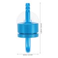 thumbnail image 2 of Moluckfu Difusor De Co2 Para Acuáticas En Acuario Con Finas Color Azul De Aluminio, 2 of 6