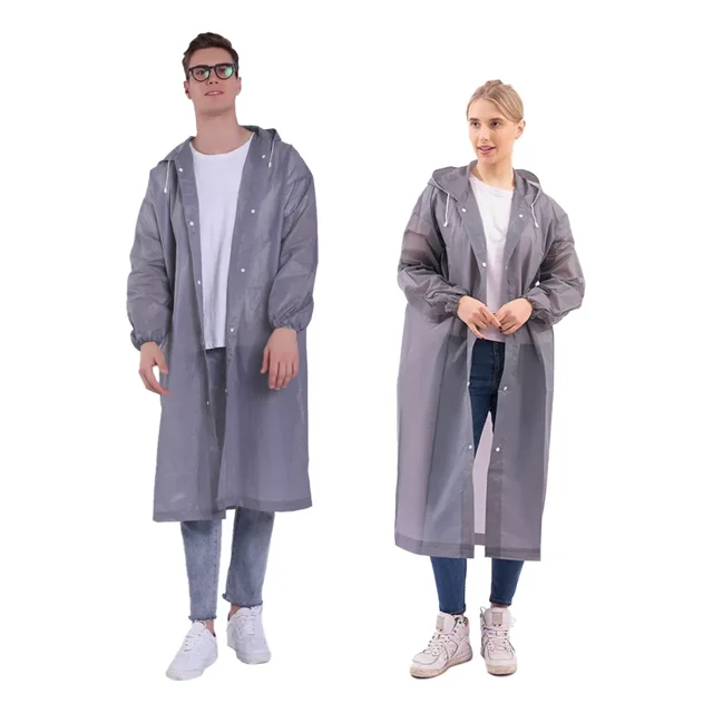 2pz Impermeables Lluvia Capa Poncho Gabardina Hombre Mujer