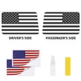thumbnail image 5 of American Flag Rear Window Decal Carbon Fiber Compatible with Jeep Wrangler JLU 2018-2021 (4 Door)+Reflective American Flag Sticke+Install Gadgets., 5 of 8