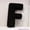 F, variant on RuiJiao Soft 26 Letter Alphabet Throw Pillows for Home Decor, Cute English Letters Cushion for Sofa Bed Car, Gift Idea