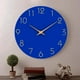 thumbnail image 3 of Reloj de pared redondo Washranp, silencioso, de madera, moderno, colgante, funciona con pilas, para decoración del hogar, la escuela y la oficina., 3 of 5