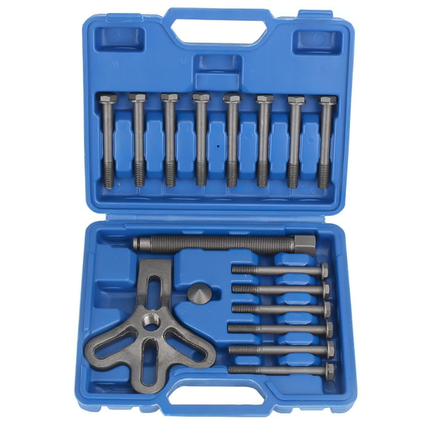 Juego De Extractor De Balanceador Armónico De 17 Piezas Extractor De Engranajes Kit De Volante De Polea De Cigüeñal Juego De Removedor De Volante Herramienta De Extracción Con Estuche Minnieouse VI006975-00