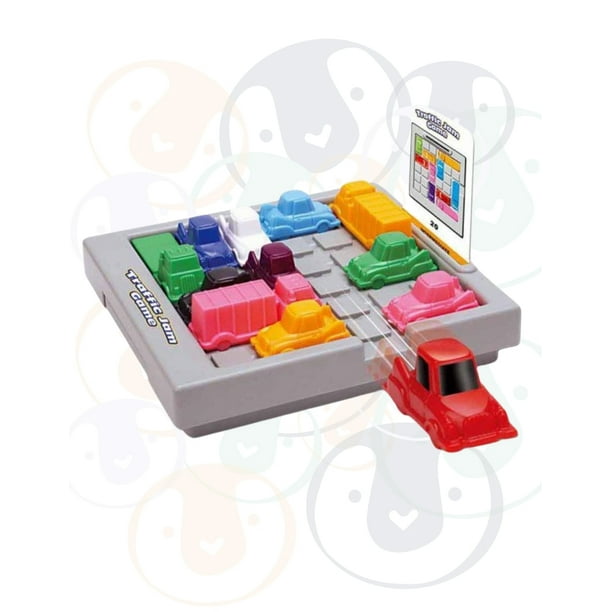 PINGÜE® Games STEM | Traffic Jam Game, Juego de Lógica Tipo Rush Hour (5+ años). Juegos Mesa.