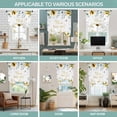 thumbnail image 6 of Tie Up Curtains for Windows Sunflower Sunshine Valance Adjustable Balloon Curtain Bee Floral Eucalyptus Leaves Tie Up Shades for Kitchen Living Room Bedroom Privacy Curtain Drape 34x45 Inch, 6 of 9
