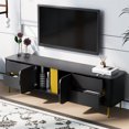 thumbnail image 3 of Trilenars TV Stand, Entertainment Center With 4 Drawers, Storage Shelf, Tv Console For TVs Up To 80", Modern Cabinet Media Console Table For Living Room Bedroom, 3 of 9