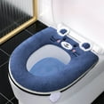 thumbnail image 6 of Kabnic Extra Plush Toilet Seat Cushion - Thick Memory Foam Cover with Handle & Zipper, Universal Fit for Round/Elongated 14"x18" Seats, Machine Washable, 6 of 6