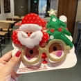 thumbnail image 4 of Marco de gafas de Navidad de dibujos animados para niños y adultos, Santa Claus, árbol de Navidad, alce, Feliz Navidad, fiesta, utilería para fotos, Feliz Año Nuevo, 2024, 4 of 4