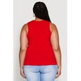 thumbnail image 5 of Womens Plus Size Seamless Textured Knit Tank Top, 5 of 5