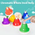 thumbnail image 2 of Instrumento de percusión musical Ennbom de 8 notas de Desk Bell, 2 of 6