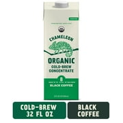 Chameleon Organic Coffee Black, Multi-Serve, Cold Brew Concentrate, 32 Fl Oz