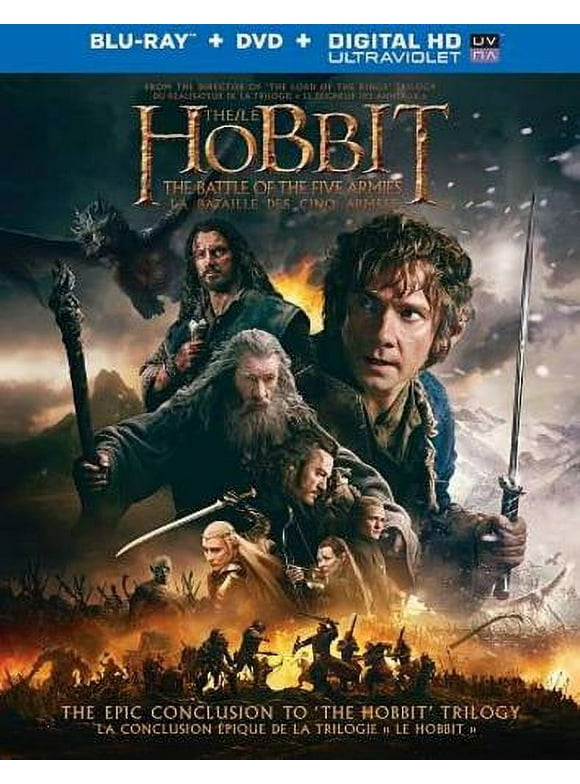 THE HOBBIT: THE BATTLE OF THE FIVE ARMIES [BLU-RAY/DVD] [CANADIAN]