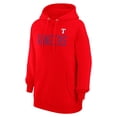 thumbnail image 2 of Women's G-III 4Her by Carl Banks  Red Texas Rangers Dot Print Pullover Hoodie, 2 of 3