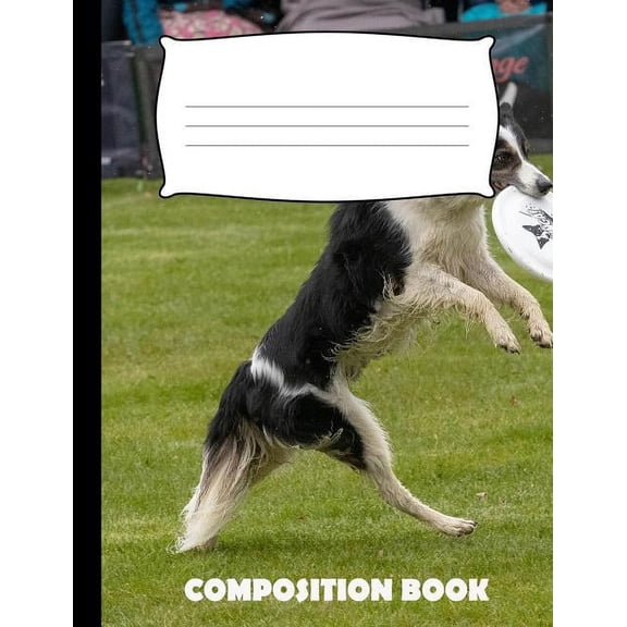 Composition Book: Frisbee Composition Notebook Wide Ruled (Paperback)