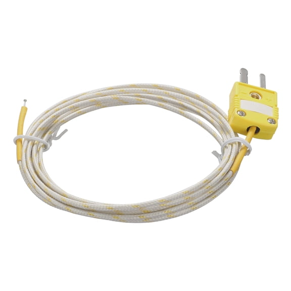 K-Type Thermocouple Wire with Miniature Mini Connectors Up To 200°C/392°F 10 Ft for Thermocouple Temperature Sensor