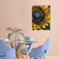 thumbnail image 2 of Fenyluxe Sunflower Wall Art Canvas Home Decor Living Room Bedroom Office Artwork Gift Made In America 12x16in, 2 of 5