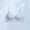 #0149-Blue, variant on Convertible Push Up Bra, Solid Seamless Backless Bra for Women, Thin Breathable U Shape Ice Silk, Adjustable Straps Strapless Bra Gift