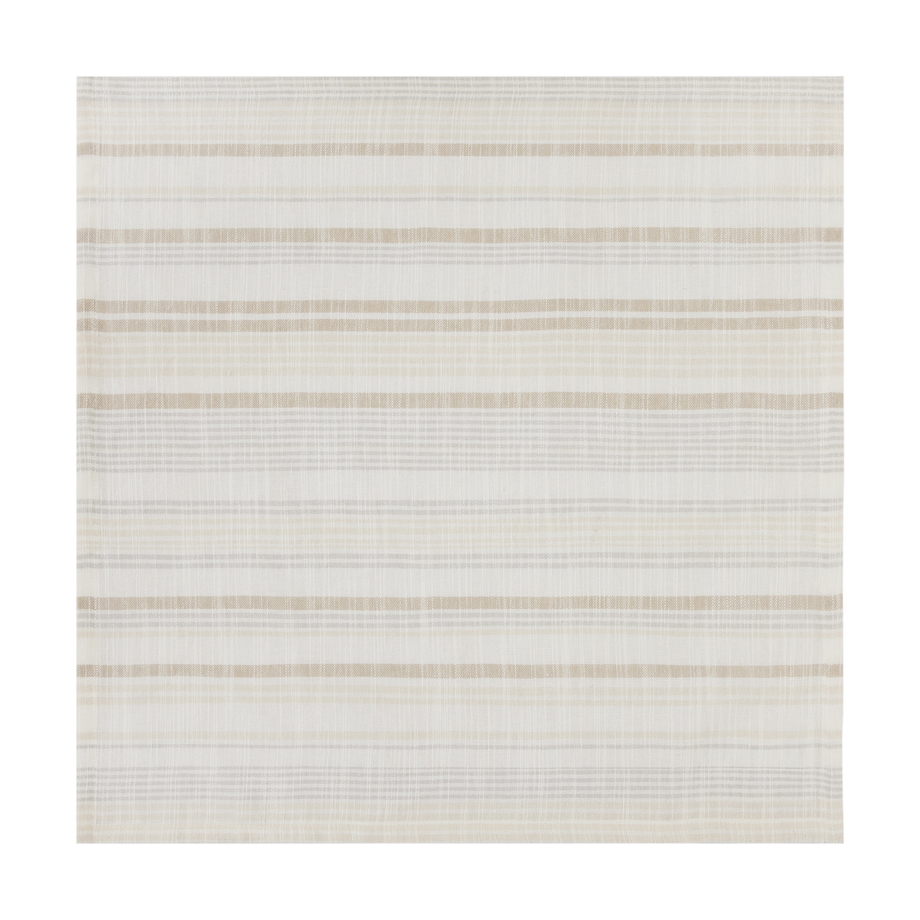 Better Homes & Gardens Woven Natural Stripe 4 Pack Napkin Set - 20" x 20" - Neutral - 100% Cotton