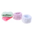 thumbnail image 2 of 1Pc Solid Color Plush Wrist Strap Soft Running Face Washing Wrist Washband Microfiber Absorbent Wrist Strap He Qiyong unisex, 2 of 2