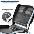 thumbnail image 6 of Zipper Binder Clouds Floating in The Sky 1.5 Inch Binder Folder Bag with Shoulder Strap and Handle, 6 of 8