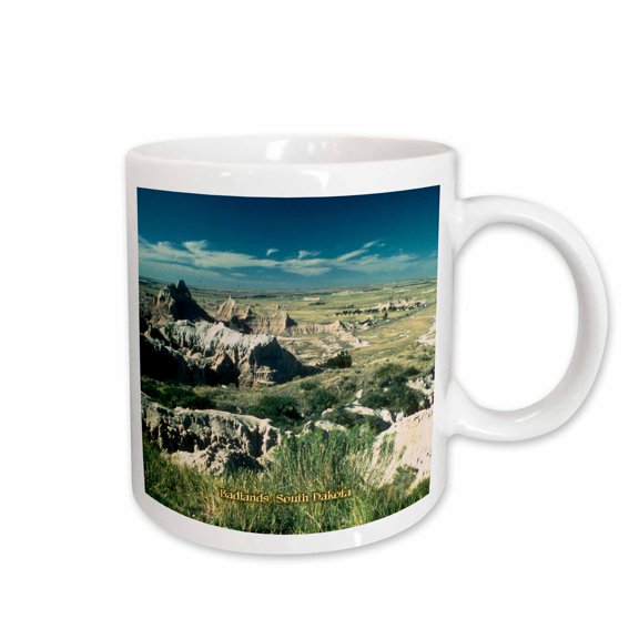 3drose, Badlands, South Dakota, 11oz Mug