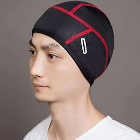 Skull Cap Helmet Liner for Men, Cycling Running Sweat Wicking Skullcap Beanie, Fits Under Helmets