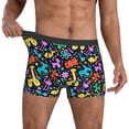 thumbnail image 3 of Men's Boxer Briefs, Colorful Air Balloons1 Soft Comfy Mens Underwear Boxer Briefs Breathable With Widen Waist, 3 of 7