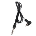 thumbnail image 1 of Máquina de tatuaje Línea de gancho ultrafina Interfaz RCA Cable de clip de codo de ángulo recto duradero Negro, 1 of 11
