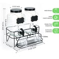 thumbnail image 2 of Dispensador de detergente para ropa Roetell, 2 juegos de 3,78 L con soporte, 2 of 6