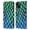 Aqua Snake, variant on Head Case Designs Mad Prints Yellow Green Zebra Leather Book Wallet Case Cover Compatible with Apple iPhone 15